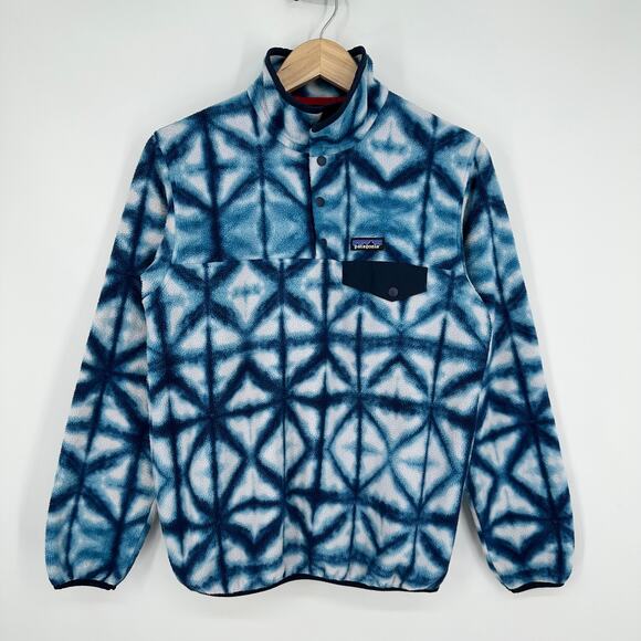 Patagonia Jackets & Blazers - Patagonia Synchilla Snap T Fleece Jacket Shibori Diamond Tie Dye Pullover